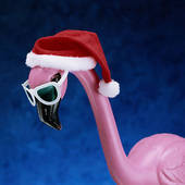 gnomes pink flamingo